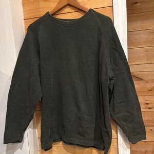 Eddie Bauer COTTON VINTAGE Green Sweater XXL